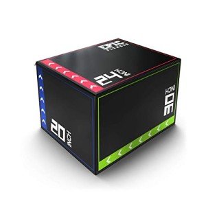 3-in-1 Foam Plyometric Jump Box for Fitness