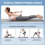 Adjustable 5 ft Steel Yoga Stretching Stick