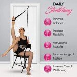 Adjustable Stretching Strap with Door Anchor
