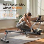 Niceday Foldable Hydraulic Rowing Machine 16-Level Resistance