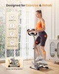 FLYBIRD Low Impact Home Stepper with Weights