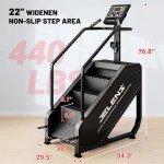 Jelens Stair Climber with LED Display, 15 Resistance Levels
