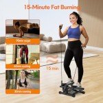 MIDERPAN Mini Stepper with Resistance Bands