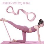 Kvittra Resistance Band with Yoga Ring for Fitness
