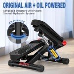 Portable Air Stepper with Resistance Bands for Home