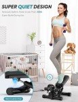 Mini Stepper with Resistance Bands for Home Workouts