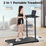 Compact 3-in-1 Under Desk Treadmill - SupeRun