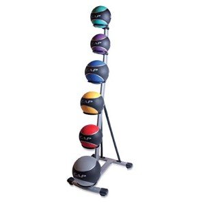 Durable Rubber Medicine Ball Set with Rack