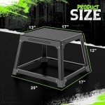 Metal Plyometric Jump Box - 12 Inch Fitness Trainer