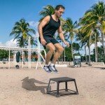 Metal Plyometric Jump Box - 12 Inch Fitness Trainer