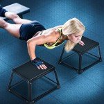 Metal Plyometric Jump Box - 12 Inch Fitness Trainer