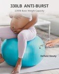 Trideer Yoga Ball - 5 Sizes for Fitness & Therapy