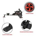 Sunny Health & Fitness Water Rowing Machine