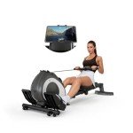UPREIGN Adjustable Magnetic Rowing Machine for Home