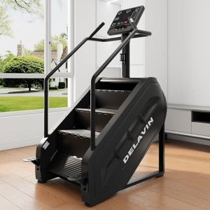 Delavin Commercial Grade Stair Stepper with LED Screen