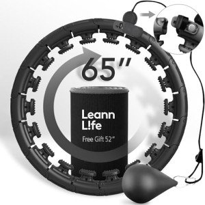 Magnetic Lock Weighted Hula Hoop for All Ages