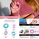 Smart Pink Exercise Rings for Grip Strength & Yoga