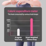 Magnetic Lock Weighted Hula Hoop for All Ages