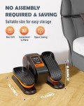 Under Desk Elliptical Machine with Remote Control