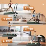 Compact Folding Treadmill with Incline and Remote