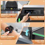 Compact Folding Treadmill with Incline and Remote