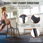 VEVOR 4-Piece Plyometric Jump Box Set, Black
