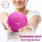 Yes4All 5lb Pink Soft Weighted Toning Ball