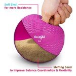 Yes4All 5lb Pink Soft Weighted Toning Ball