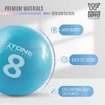 Weighted Gym Ball Set for Yoga and Fitness