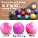 Yes4All 5lb Pink Soft Weighted Toning Ball