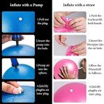 MOMPLUS Mini Yoga Balls for Home Workouts