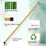 Bamboo Yoga Stretch Stick for Mobility and Posture