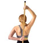 Bamboo Yoga Stretch Stick for Mobility and Posture