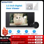 Awapow Smart Peephole Doorbell Camera with 120° View