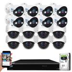16-Channel 4K AI Smart Home Security Camera System