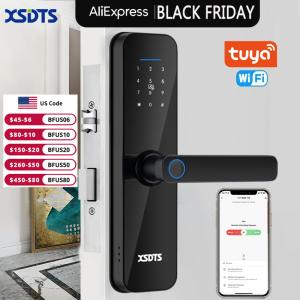 Tuya WiFi Smart Door Lock with Fingerprint Access