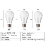 Smart RGB LED Spotlight Bulb with Remote Control