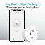 KMC Mini Smart Plug 4-Pack for Home Automation