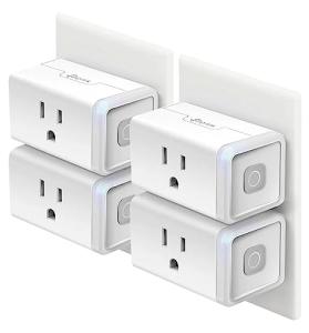 Kasa Smart Plug 4-Pack - WiFi Outlet Compatible