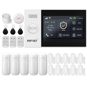 YBJ Wireless Touch Screen Smart Home Alarm System