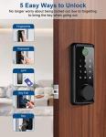 Keyless Smart Lock with Fingerprint and App Access