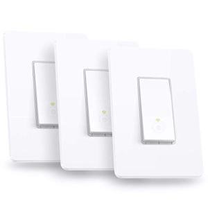 TP-Link Smart Light Switch, 3-Pack, Compatible with Alexa