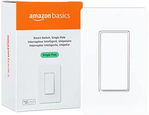 Amazon Basics Smart Switch, Alexa-Compatible, Neutral Wire Needed