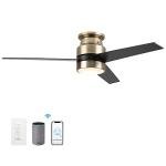 Smart 52-Inch Ceiling Fan with Light & Voice Control