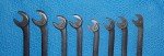 Vintage Set of 8 Duro Chrome Ignition Wrenches G61 thru G68 Made in USA