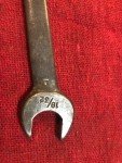 Duro-Chrome G1025 1/2" x 19/32" Open End Wrench with G Code 1945 War Production