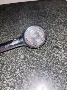 Duro-Chrome 1/2” Drive Knurled Handle 675A Ratchet USA Like New