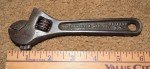 Vintage 6" SCHOLLER Adjustable Wrench THE SCHOLLER MFG. CO. BUFFALO NY
