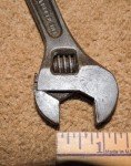 Vintage 6" SCHOLLER Adjustable Wrench THE SCHOLLER MFG. CO. BUFFALO NY