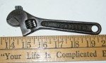 Old Vintage SCHOLLER 6" Adjustable Crescent style wrench tool Buffalo NY